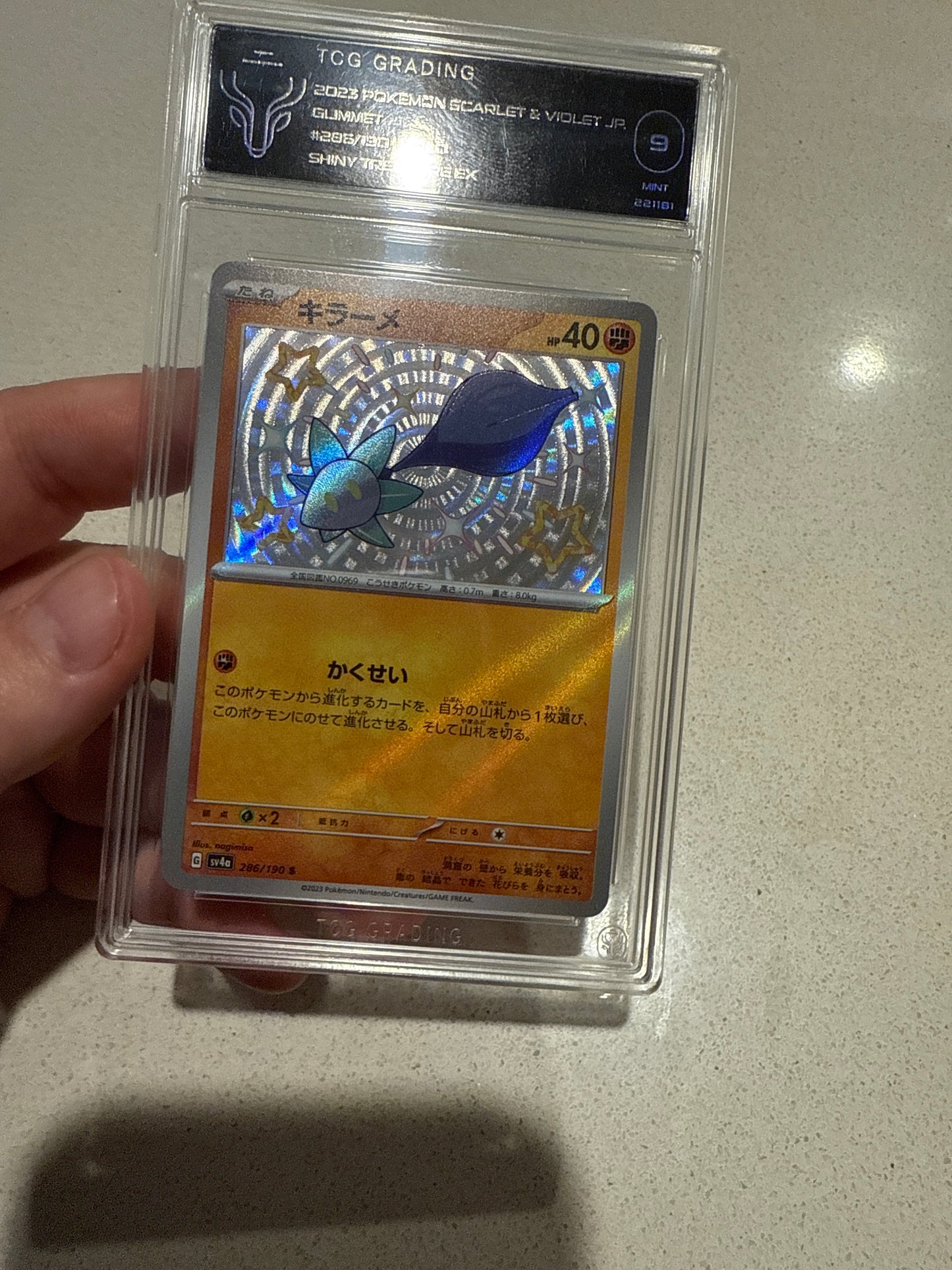 Glimmet 286/190 shiny treasure ex TCG 9