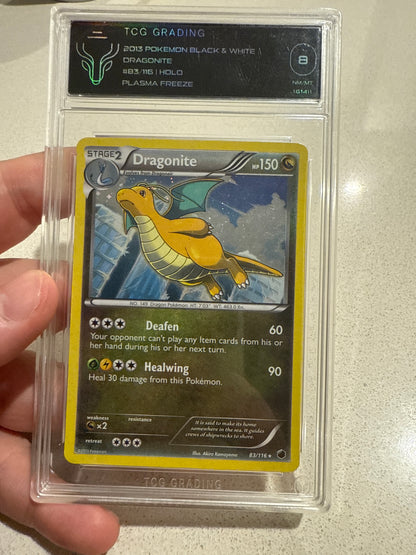 Dragonite 83/116 holo plasma freeze TCG 8