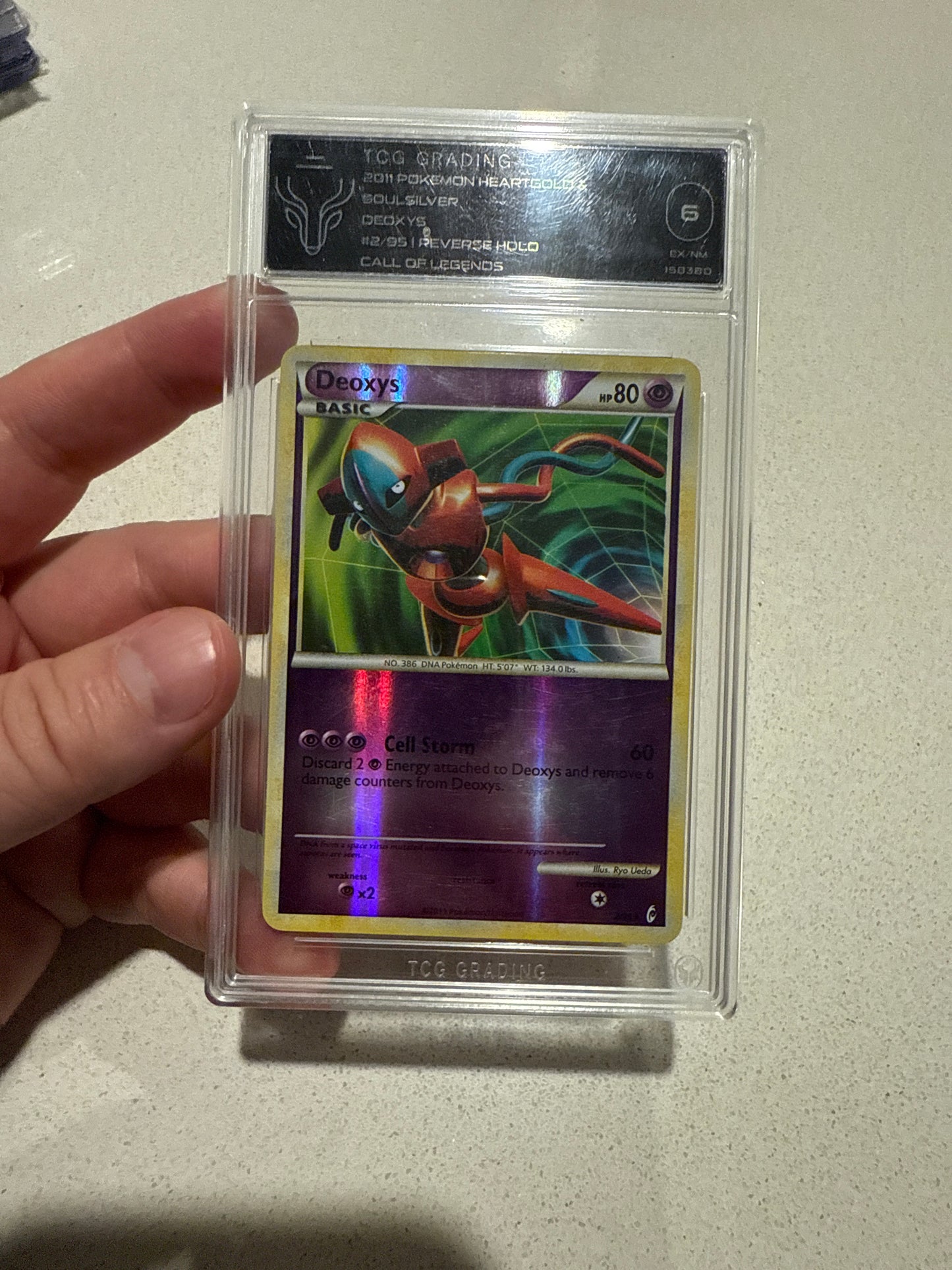 Deoxys 2/95 rev holo call of legends TCG 6