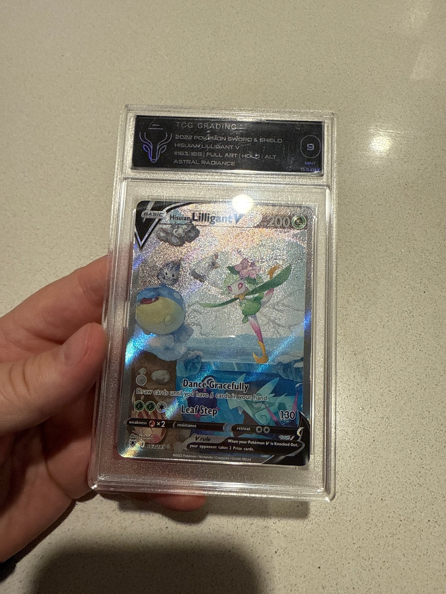 Hisuian Lilligant v 163/189 Alt astral radiance TCG 9