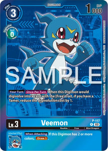 Veemon - P-117 (Digimon Adventure Box 2024) - Digimon Promotion Cards (D-PR)