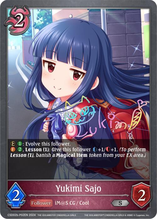 Yukimi Sajo - P02EN (Foil) - CSD02: THE IDOLM@STER CINDERELLA GIRLS