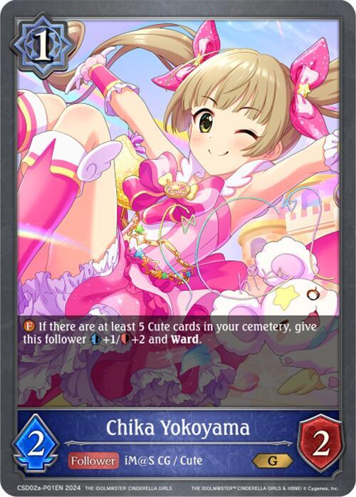 Chika Yokoyama - P01EN (Foil) - CSD02: THE IDOLM@STER CINDERELLA GIRLS