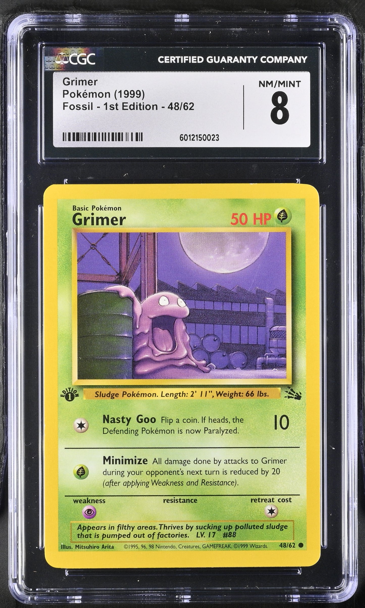 Grimer 48/62 1999 Fossil - 1st Edition Common