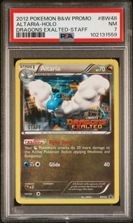 BLACK & WHITE PROMO BW48 ALTARIA-HOLO DRAGONS EXALTED-STAFF PSA 7