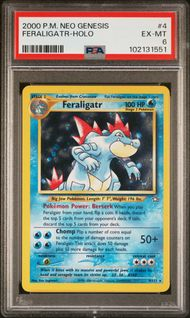 NEO GENESIS 4 FERALIGATR-HOLO PSA 6