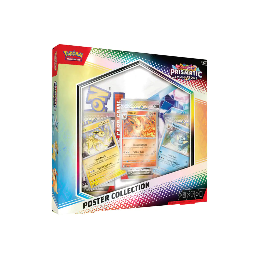 Scarlet & Violet—Prismatic Evolutions Poster Collection Pre order 17th Jan 2025