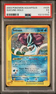 AQUAPOLIS H25 SUICUNE-HOLO PSA 5